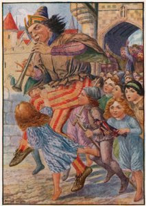 "Halt, halt!" riefen die Leute, "er nimmt unsere Kinder!" von Patten Wilson