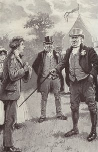 Illustration für Barchester Towers von Anthony Trollope von Paul (after) Hardy