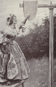 Illustration für Barchester Towers von Anthony Trollope (Lithographie) von Paul (after) Hardy