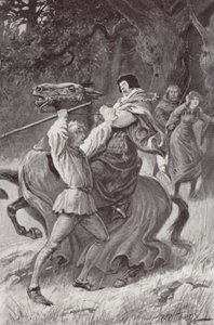 Illustration für The Cloister and The Hearth von Charles Reade von Paul (after) Hardy