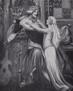König Richard II. mit der jungen Isabella von Valois