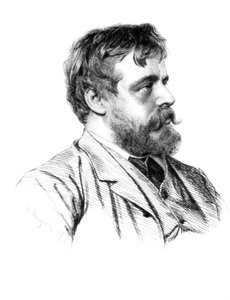 Lawrence Alma-Tadema, britischer Künstler, um 1880-1882 von Paul Adolphe Rajon