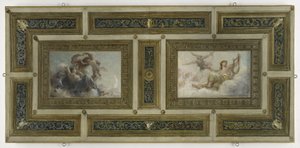 Skizze für das Rathaus von Saint-Maur-des-Fossés: Nacht und Tag von Paul Albert Baudouin
