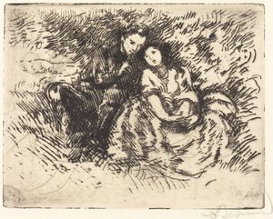 Liebesgespräch von Paul Albert Besnard