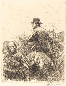 Gefahr vorüber von Paul Albert Besnard