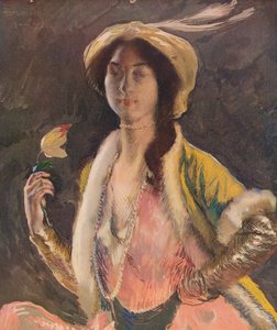 Porträt von Miss B von Paul Albert Besnard