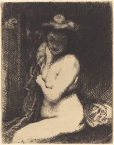 Frau bei ihrer Toilette, 1905 von Paul Albert Besnard