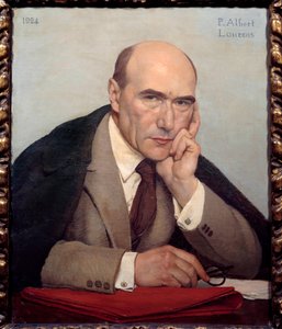 Porträt des französischen Schriftstellers Andre Gide (1869-1951)