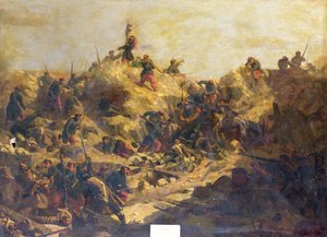Einnahme des strategischen Hügels während der Belagerung von Sewastopol und Tod von General Brancion, 7. Juni 1855