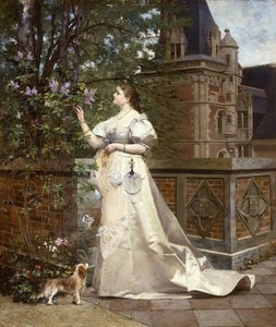 Flieder pflücken, 1874