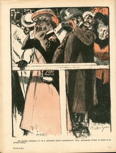 Der Butterteller, Satirisch in Farben von Paul Balluriau