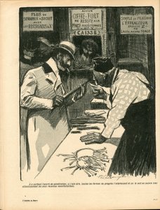 Der Butterteller, Satirisch in Farben von Paul Balluriau