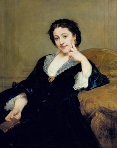 Porträt von Madeleine Brohan (1833-1900) von der Comédie-Française von Paul Baudry