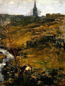 Thüringische Landschaft von Paul Baum