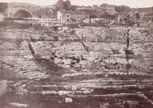 Amphitheater von Syrakus, 1865 von Paul Berthier