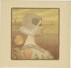 Porträt von Wilhelmina, Königin der Niederlande von Paul Berthon