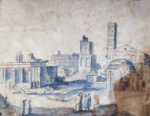 Ansicht von Rom von Paul Bril (Brill)
