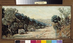 Kleiner Weg in den Kiefern von Paul Camille Guigou