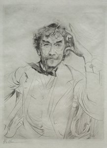 James MacNeill Whistler, 1897 von Paul Cesar Helleu