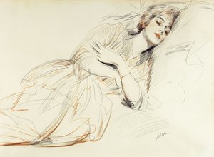 Liegende Frau