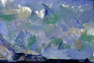 Detail des Himmels in „La montagne Sainte Victoire“
