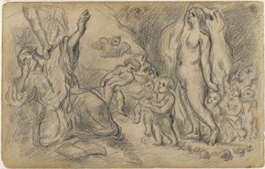 Die Versuchung des Heiligen Antonius von Paul Cézanne