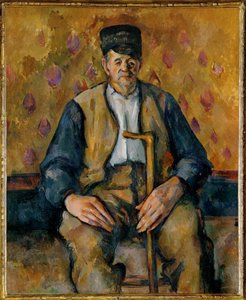 Sitzender Bauer von Paul Cezanne