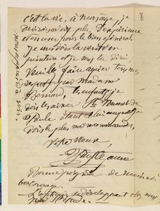 Handgeschriebener Brief