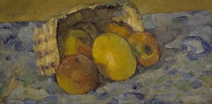 Umgestürzter Obstkorb von Paul Cézanne