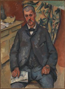 Sitzender Mann
