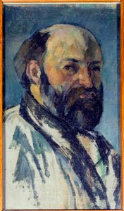Selbstporträt. Gemälde von Paul Cézanne, 1877 von Paul Cézanne