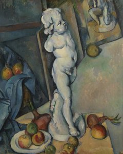 Stillleben mit Gips-Cupid von Paul Cézanne