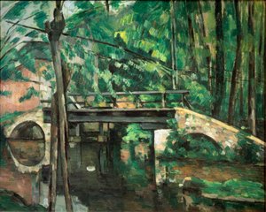 Die Brücke bei Maincy oder Die Brücke bei Mennecy, ca. 1879 von Paul Cézanne
