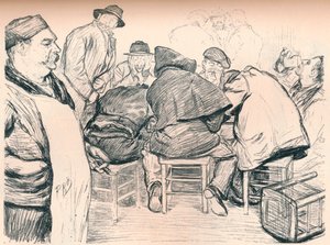 Ein Lieferant von flüssiger Erfrischung für Anarchisten von Paul Charles Renouard