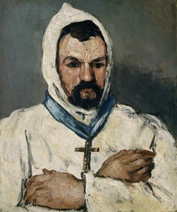 Antoine Dominique Sauveur Aubert, geboren 1817, der Onkel des Künstlers, als Mönch (1866) von Paul Cézanne