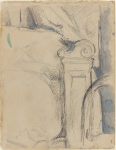 Bettpfosten [verso], ca. 1895