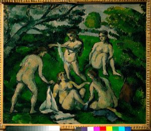 Fünf Badende von Paul Cézanne