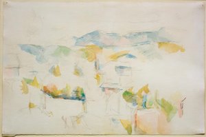 Gebirgige Landschaft in der Umgebung von Aix-en-Provence