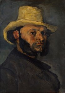 Gustave Boyer, geboren 1840, mit Strohhut, 1870-71
