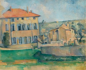 Haus in Aix von Paul Cézanne