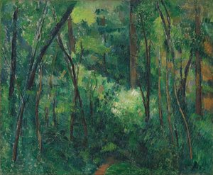 Waldinneres, ca. 1885 von Paul Cézanne