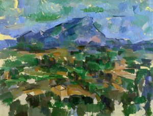 Der Berg Sainte-Victoire von Paul Cézanne