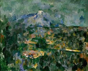 Der Berg Sainte-Victoire von Paul Cézanne