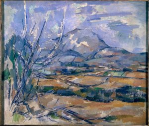 Der Berg Sainte Victoire von Paul Cézanne