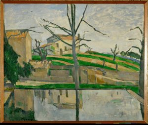 Das Becken von Jas de Bouffan von Paul Cézanne