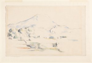 Montagne Saint-Victoire, ca. 1885-87 von Paul Cézanne