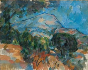 Mont Sainte-Victoire von Paul Cézanne