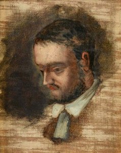 Porträt von Émile Zola 1840-1902, ca. 1862-1864 von Paul Cézanne