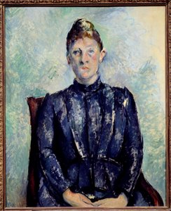 Porträt von Madame Cezanne von Paul Cézanne