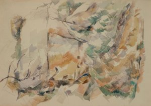 Felsen nahe den Höhlen oberhalb von Château-Noir